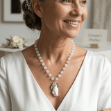 Moonstone with Fireball Pearl and Blue Topaz NecklaceBeth ZinkNECKLACES