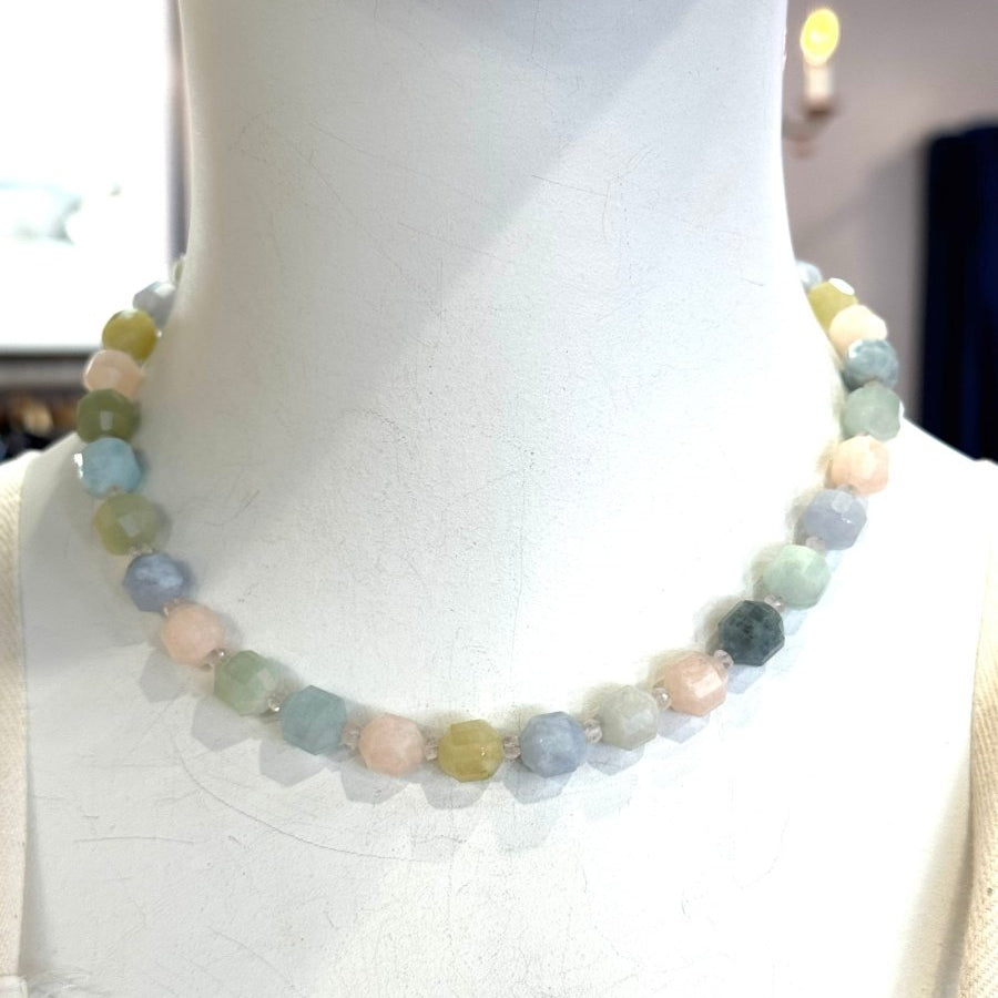 Morganite Pastel Gemstones Short NecklaceBeth ZinkNECKLACES