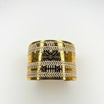 Mosaic Cuff Bracelet – with White - Handcrafted in ItalyL'EightBRACELET