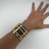 Mosaic Cuff Bracelet – with White - Handcrafted in ItalyL'EightBRACELET