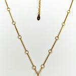 Mosaic Heart Pendant Necklace – Hand - EmbroideredL'EightNECKLACES