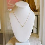 Natural Blue Zircon Cluster NecklaceMichelle PresslerNECKLACES