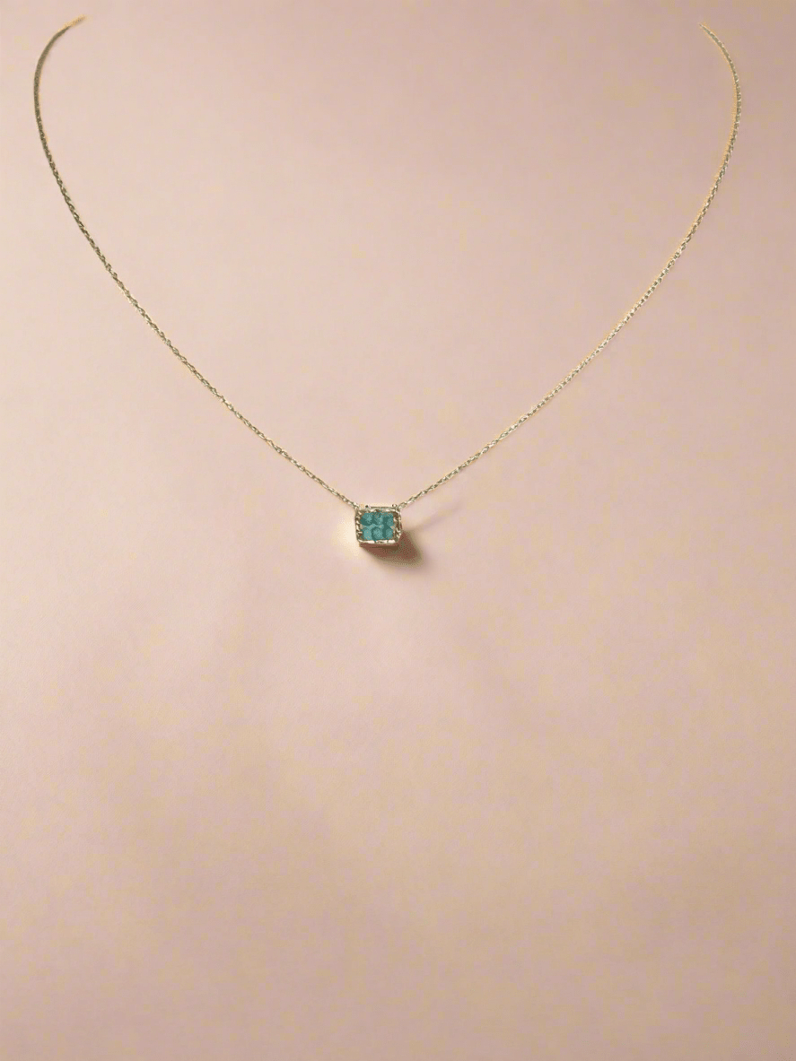 Natural Turquoise Cluster NecklaceMichelle PresslerNECKLACES