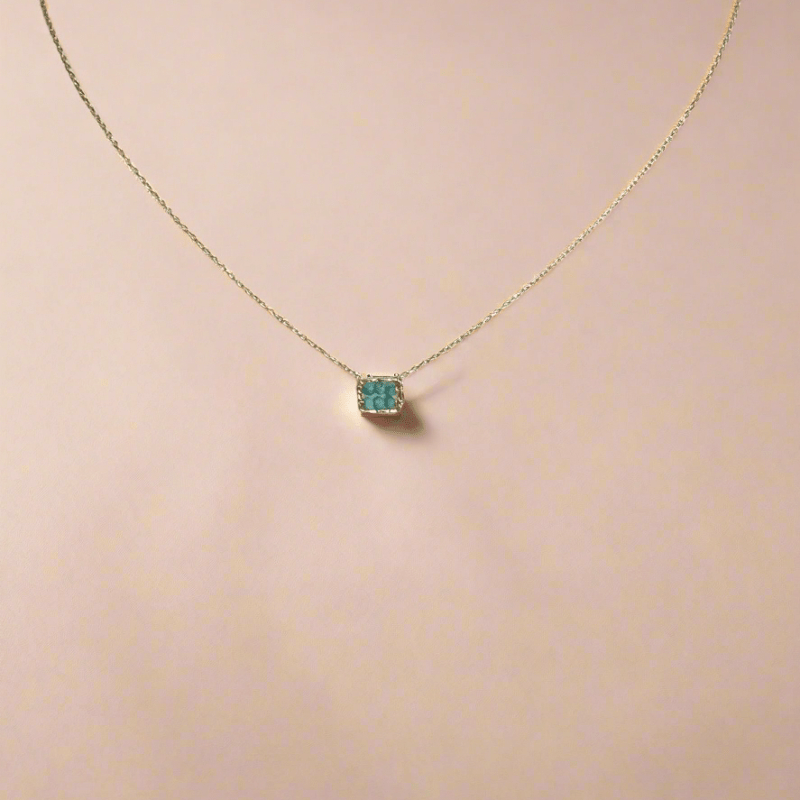 Natural Turquoise Cluster NecklaceMichelle PresslerNECKLACES