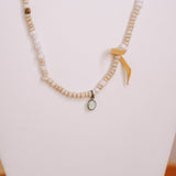 Neutral Beaded Long NecklaceMelody Vintage JewelryNecklace
