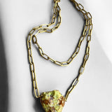 Opal Verde Crystal in Bronze NecklaceMolaNECKLACES