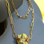 Opal Verde Crystal in Bronze NecklaceMolaNECKLACES