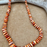 Orange Spiny Oyster & Carnelian NecklaceBeth ZinkNECKLACES