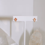 Oregon Peach Sunstone Kite EarringsWaterlight Jewelry Coearring