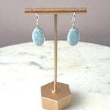 Oval Larimar EarringsJinjaEARRINGS