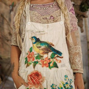 Overalls 171: Birdie Bouquet Benjamin OverallsMagnolia PearlOveralls