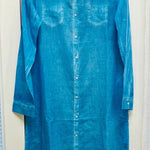 Overwashed Shirt Dress "Marine Blue"Terre RougeDRESS