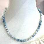 Pale Blue Opal Heishi Short NecklaceBeth ZinkNECKLACES