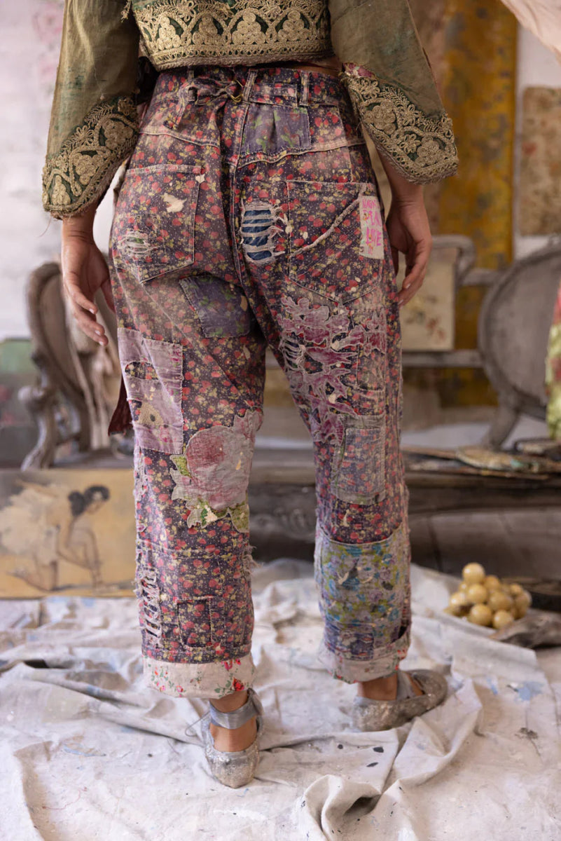 Pants 750 - Applique Miner Pants - Fruit MarketMagnolia PearlBOTTOMS