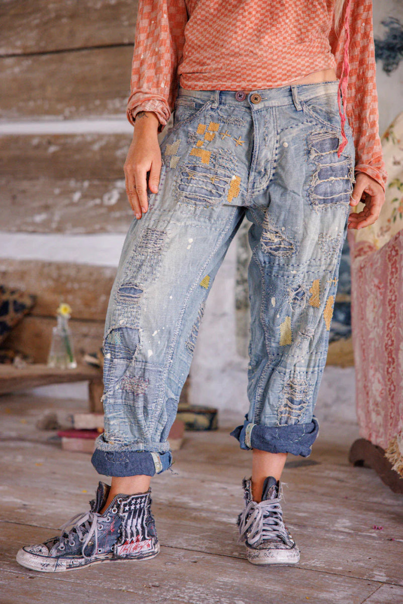 Pants 884 - Porter Denims - Washed IndigoMagnolia PearlBOTTOMS