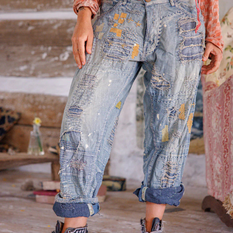 Pants 884 - Porter Denims - Washed IndigoMagnolia PearlBOTTOMS