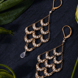 Pearl Crescent Bridal Chandelier EarringsMichelle PresslerEARRINGS
