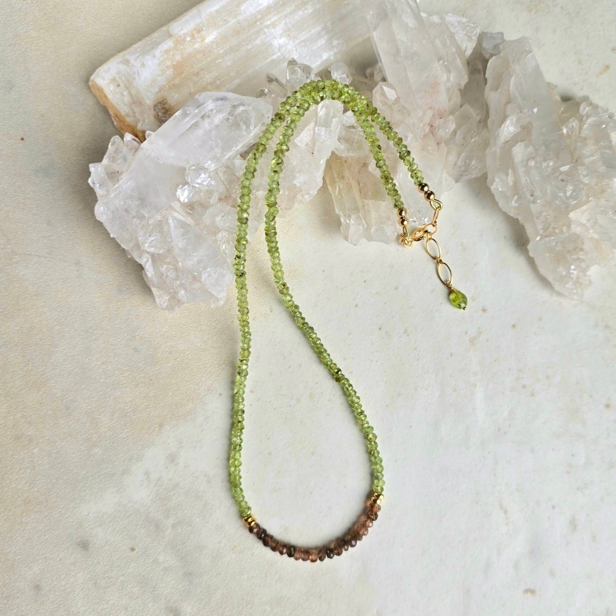 Peridot & Andalucite 1859James & JezebelleNECKLACES