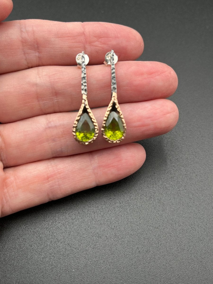 Peridot Earrings - 1.25” longBORAEARRINGS
