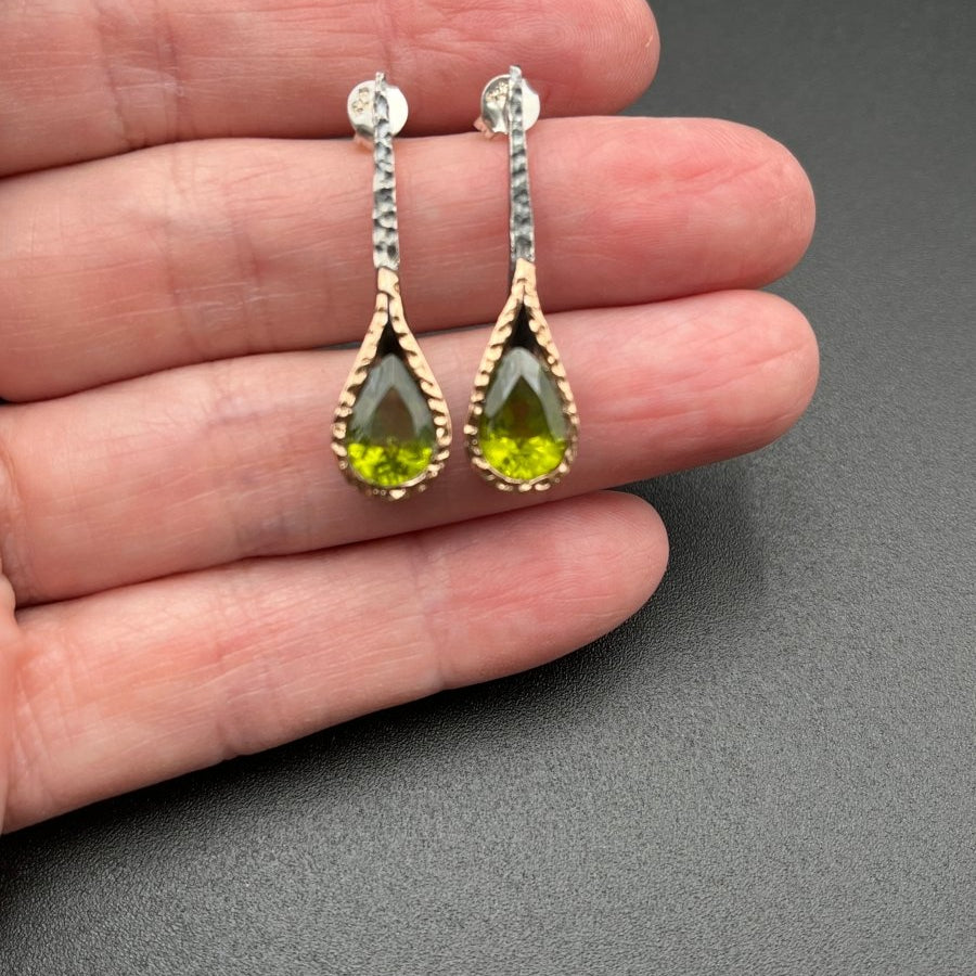 Peridot Earrings - 1.25” longBORAEARRINGS