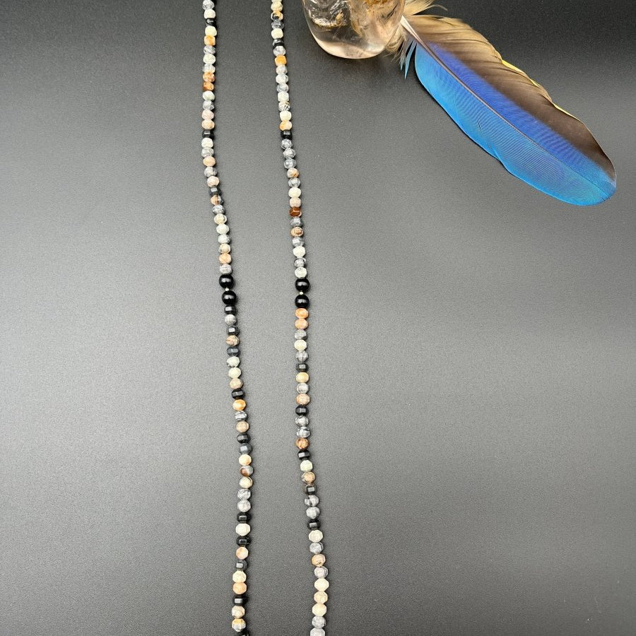 Picasso Jasper & Onyx Necklace – 36”Debra PyeattNECKLACES