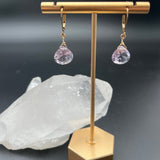 Pink Amethyst Hearts EarringsBeth ZinkEARRINGS