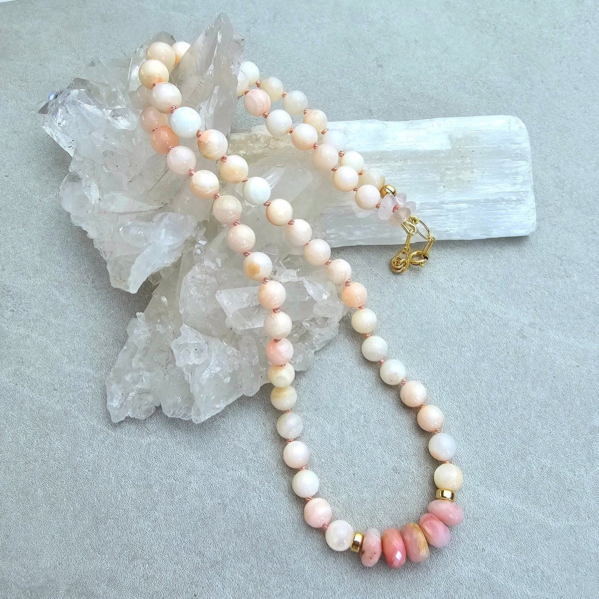 Pink Opal Necklace #8070James & JezebelleNecklace
