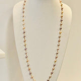 Pink, Peach, Mauve Freshwater Pearl Long NecklaceBeth ZinkNECKLACES