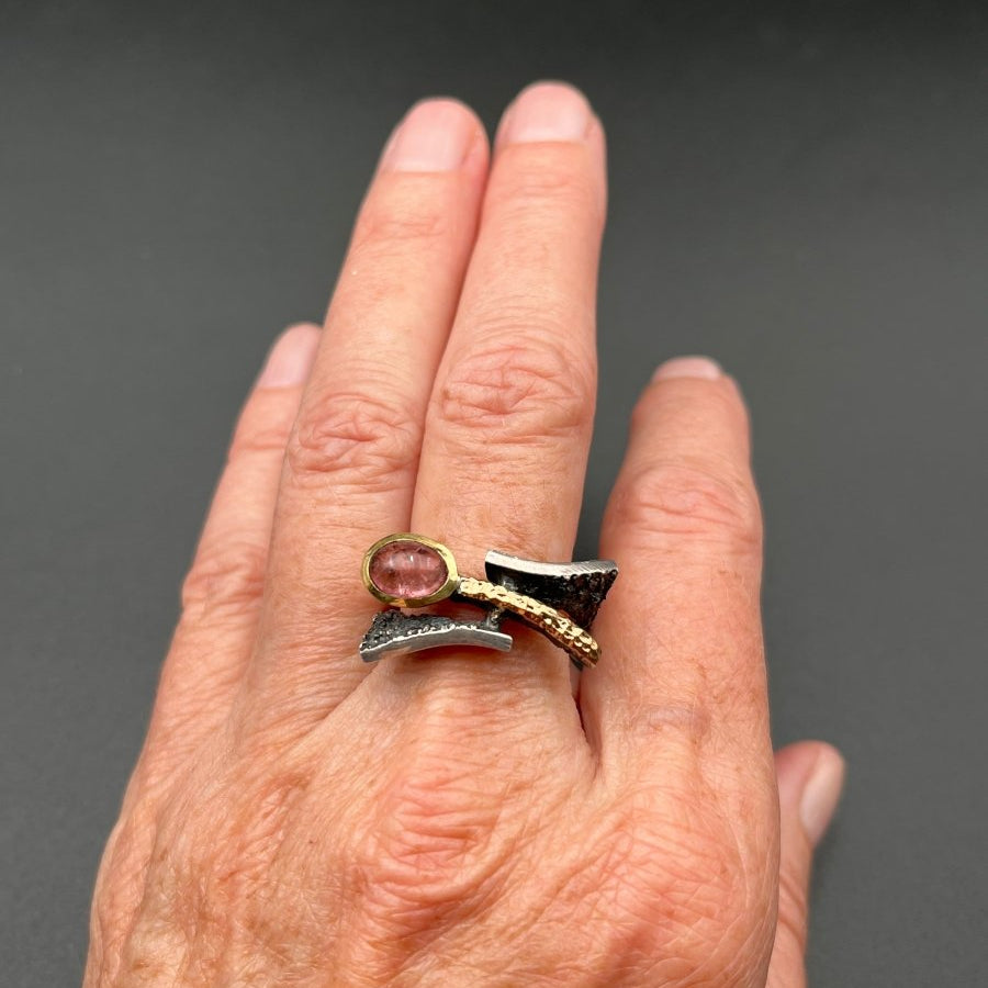 Pink Tourmaline Artist’s RingBORARINGS