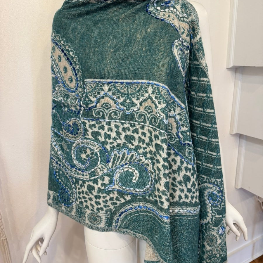 Pom Pom Poncho 10ZiabirdTOPS