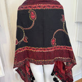 Pom Pom Poncho 14ZiabirdTOPS