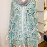 Pom Pom Poncho 1ZiabirdTOPS