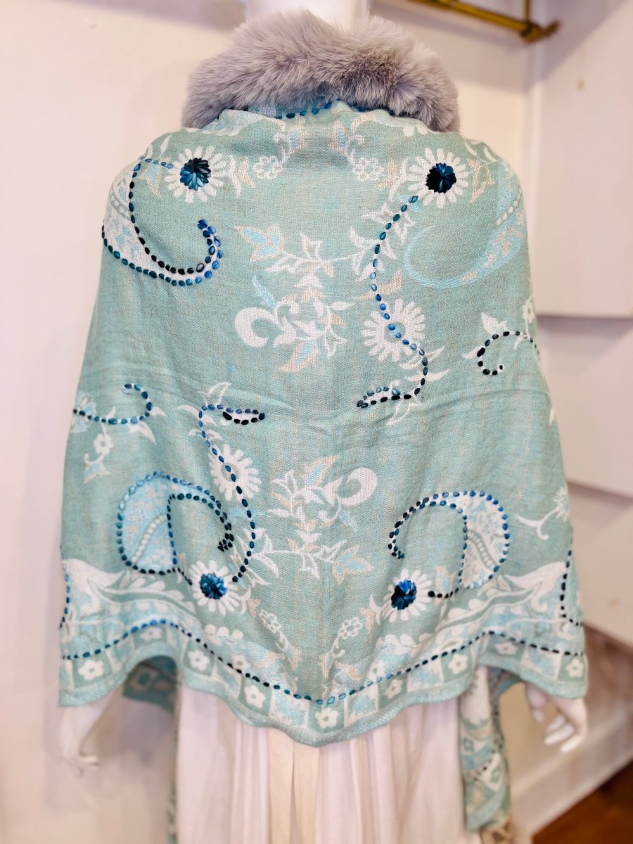 Pom Pom Poncho 1ZiabirdTOPS