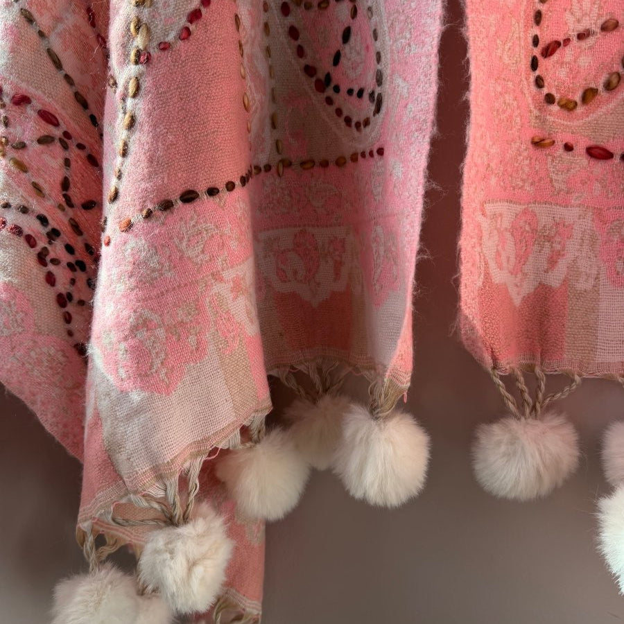 Pom Pom Poncho (1)ZiabirdTOPS