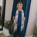 Poncho Top Modal/Bell Bottom Modal: NAVYDear ScarlettTOPS/BOTTOMS