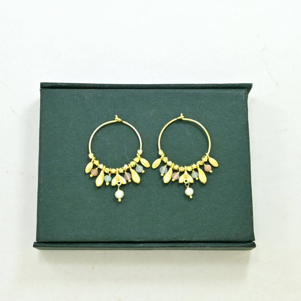 Post Earrings with Pastel GemstonesSchmuckoo BerlinEARRINGS