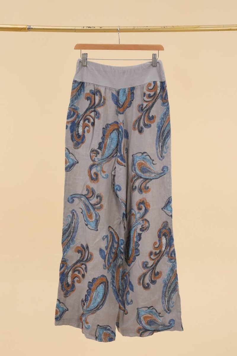 Printed Linen Pantsla maison des fibres naturellespants