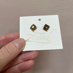 Prong Stud Earring - Smoky QuartzTreisiEARRINGS