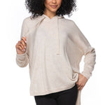Quinn Washable Cashmere Hoodie: SandollarSubtle LuxuryTOPS