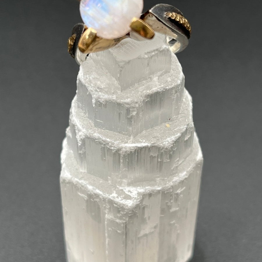 Rainbow Moonstone RingBORARINGS