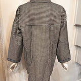 Redeux: Black and White Checkered Button Down BlouseZiabird Private Labelblouse