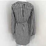 Redeux: Black and White Geometric Shirt DressRedeuxDRESS