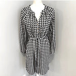 Redeux: Black and White Geometric Shirt DressRedeuxDRESS