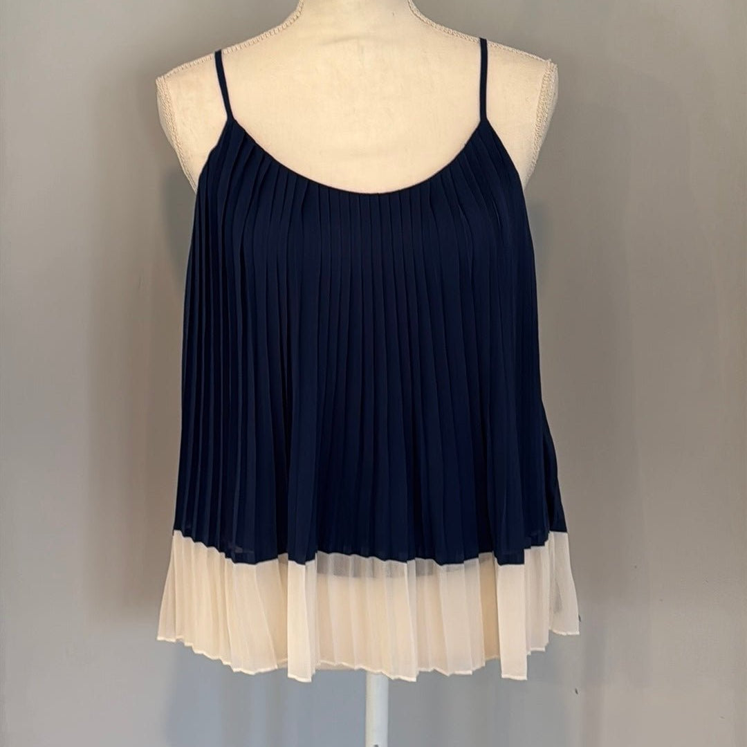 Redeux: Blue and White Flowy Tank TopRedeuxtank top