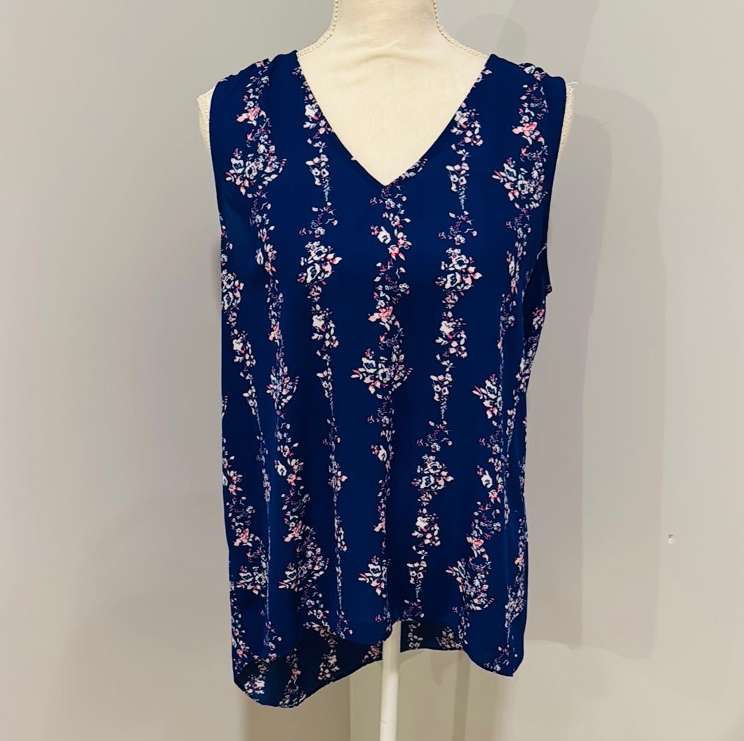 Redeux: Blue Floral Tank TopRedeuxtank top