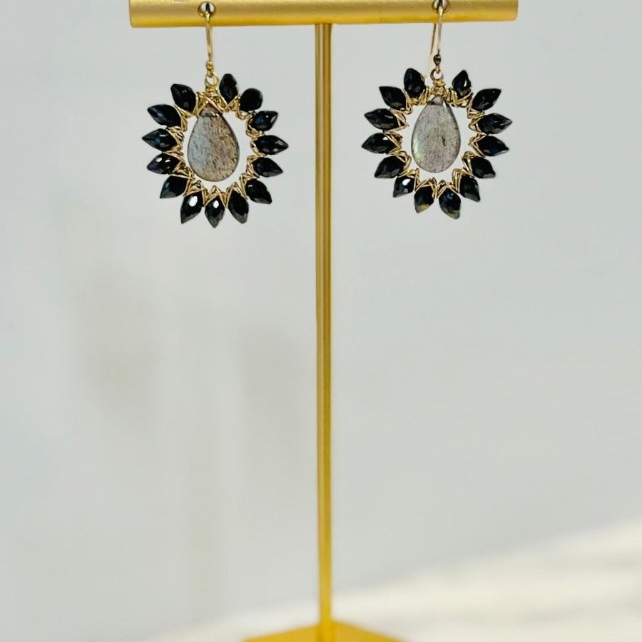 Redeux: Fuss Spinel & Labradorite EarringsRedeuxEARRINGS
