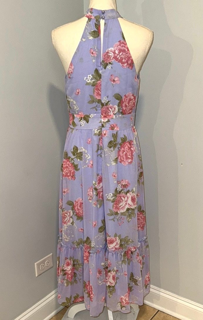 Redeux: Purple Floral Halter DressRedeuxDRESS
