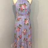 Redeux: Purple Floral Halter DressRedeuxDRESS