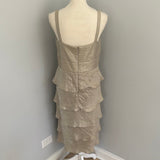Redeux: Tan Ruffled Dress with JacketRedeuxDRESS