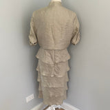 Redeux: Tan Ruffled Dress with JacketRedeuxDRESS